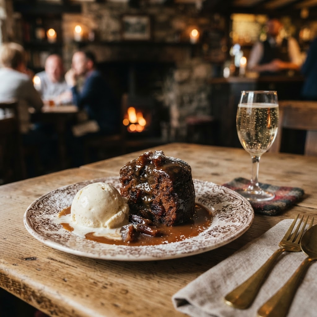 Sticky Toffee Pudding al Prosecco