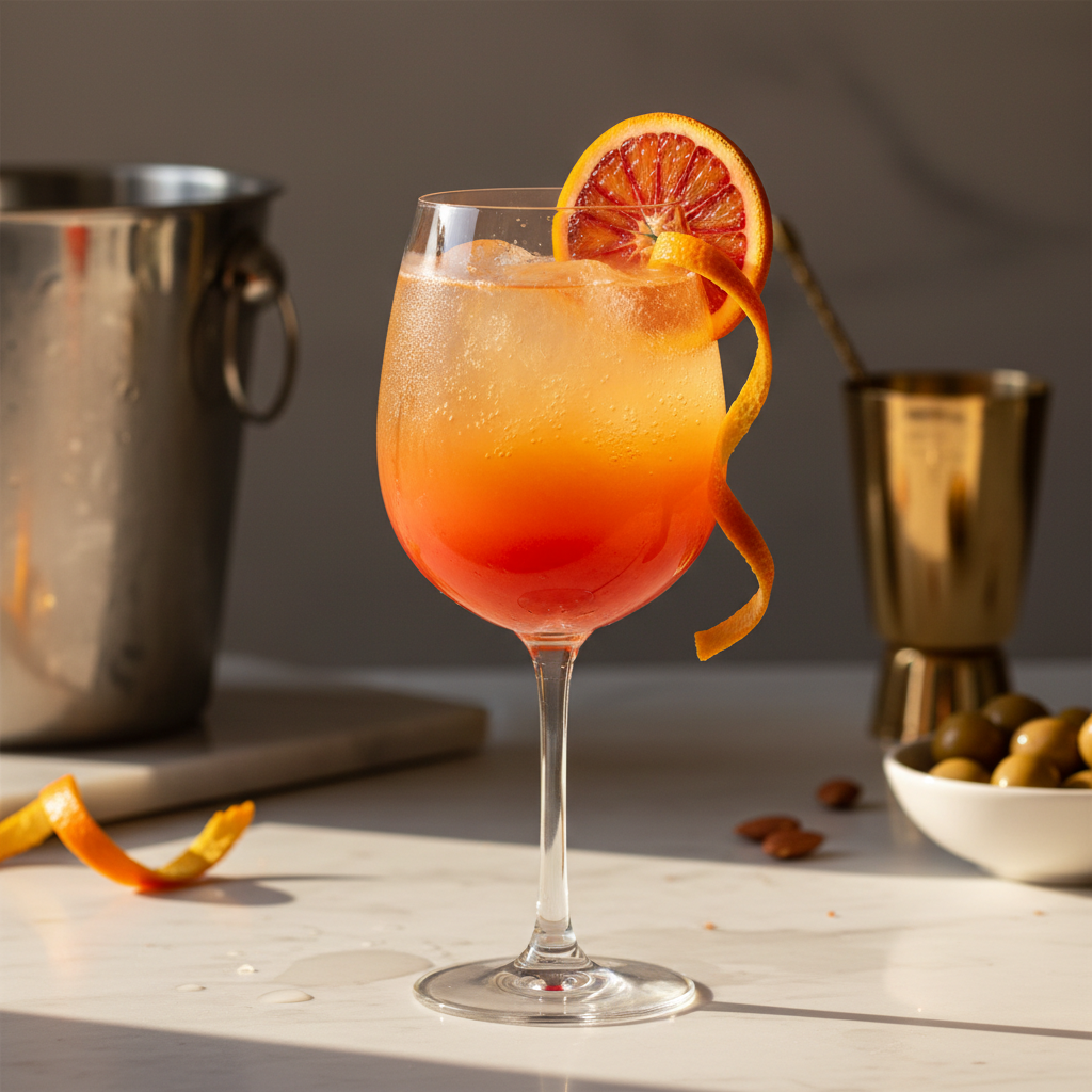 The Campari Blood Orange Prosecco Mimosa