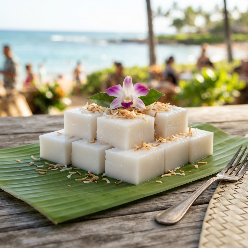 Haupia: Hawaii's Traditional Coconut Pudding of the Luau