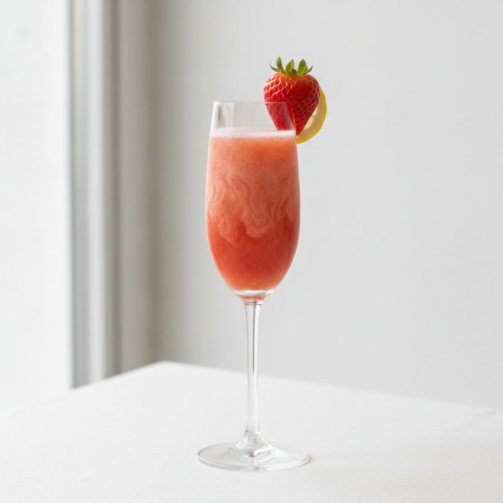 The Strawberry Yuzu Champagne Mimosa