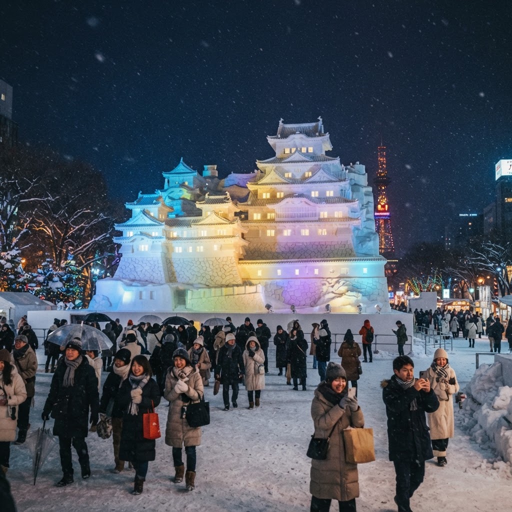 The Sapporo Snow Festival: Hokkaido's 1950 Winter Celebration of Snow Sculptures in Odori Park