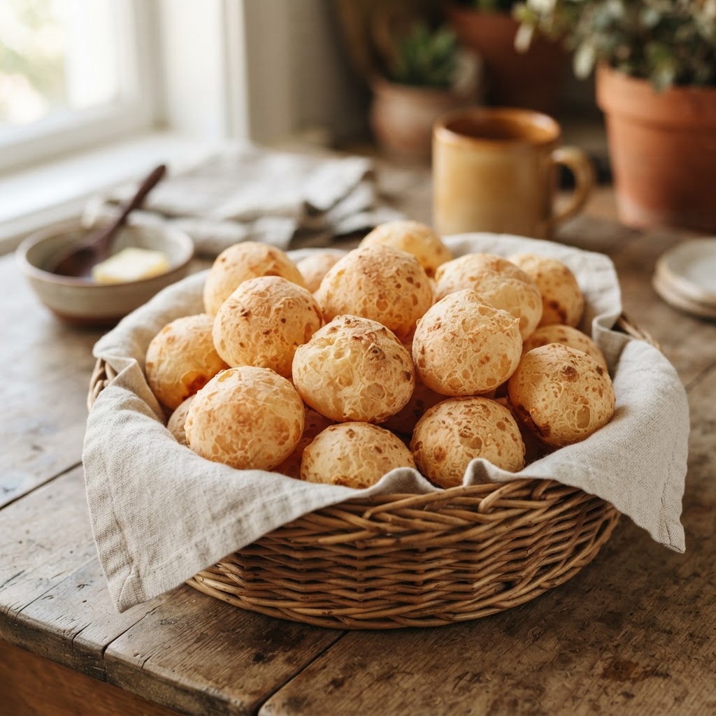 Brazilian Pão de Queijo (Cheese Bread)