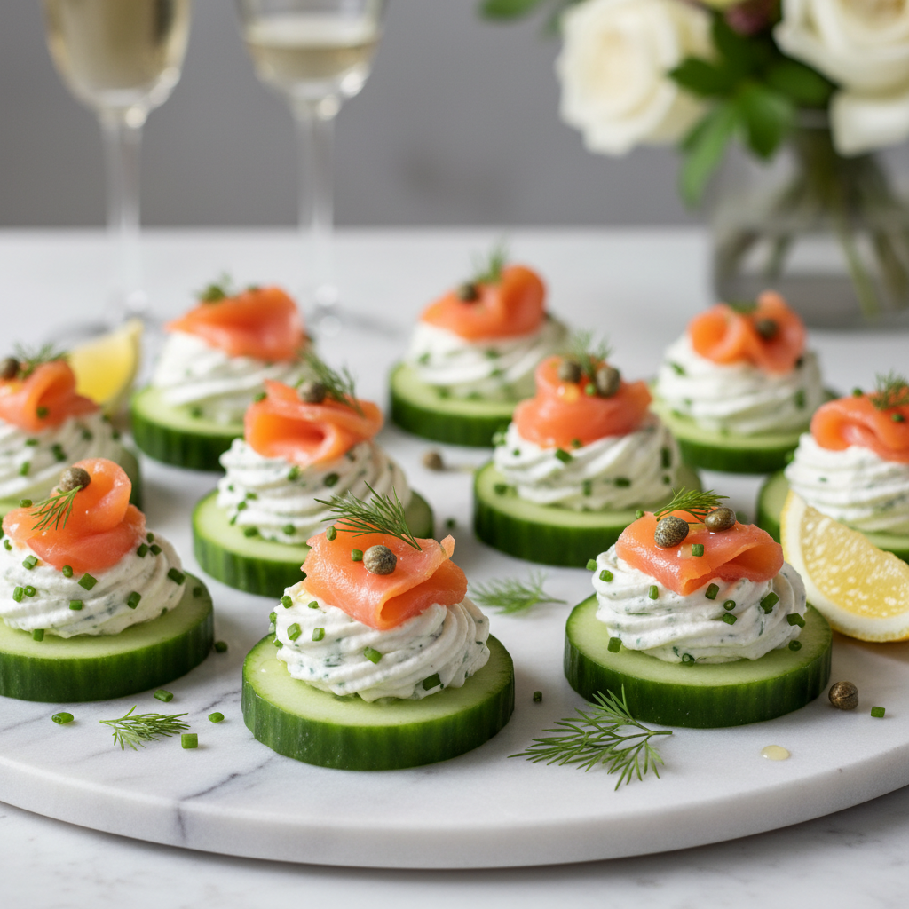 Lox & Herb Cream Cheese Bites