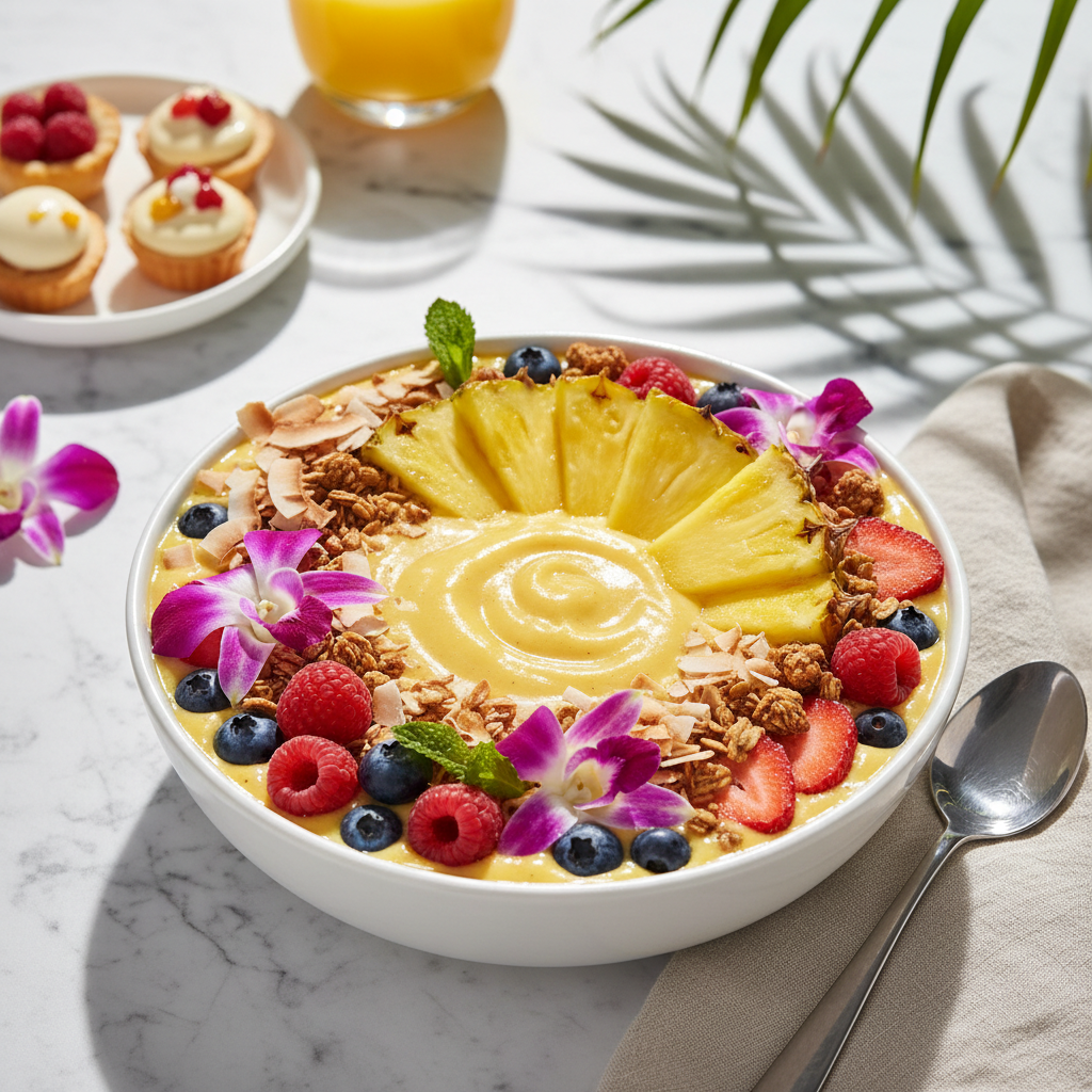 Tropical Pineapple Smoothie Bowl