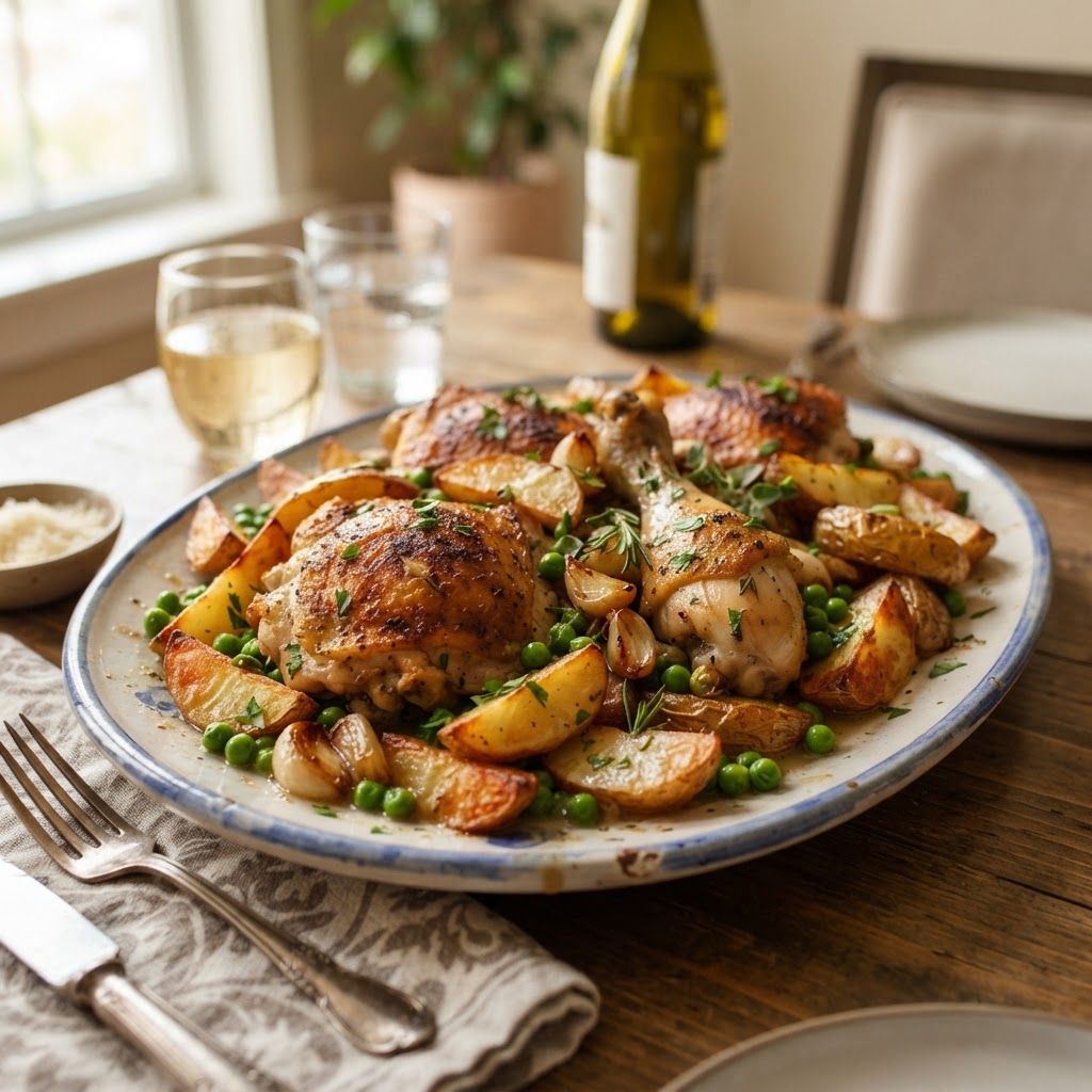 Chicken Vesuvio: Chicago's Italian-American One-Pan Classic