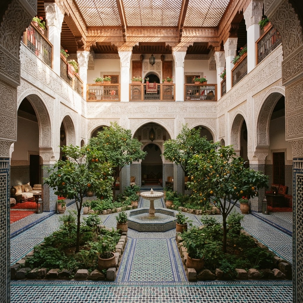The Moroccan Riad: The Inward-Facing Courtyard House of Marrakech