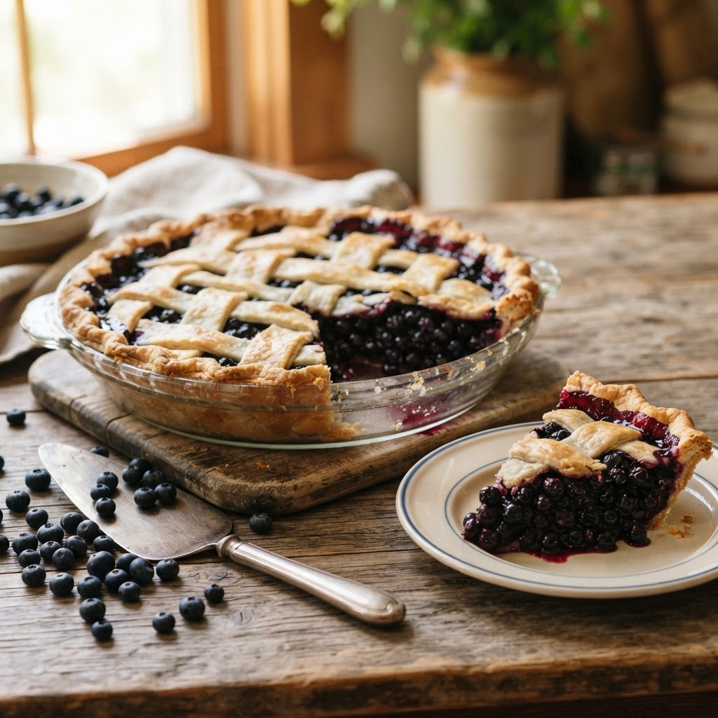 Maine Wild Blueberry Pie: New England's Official Summer Dessert