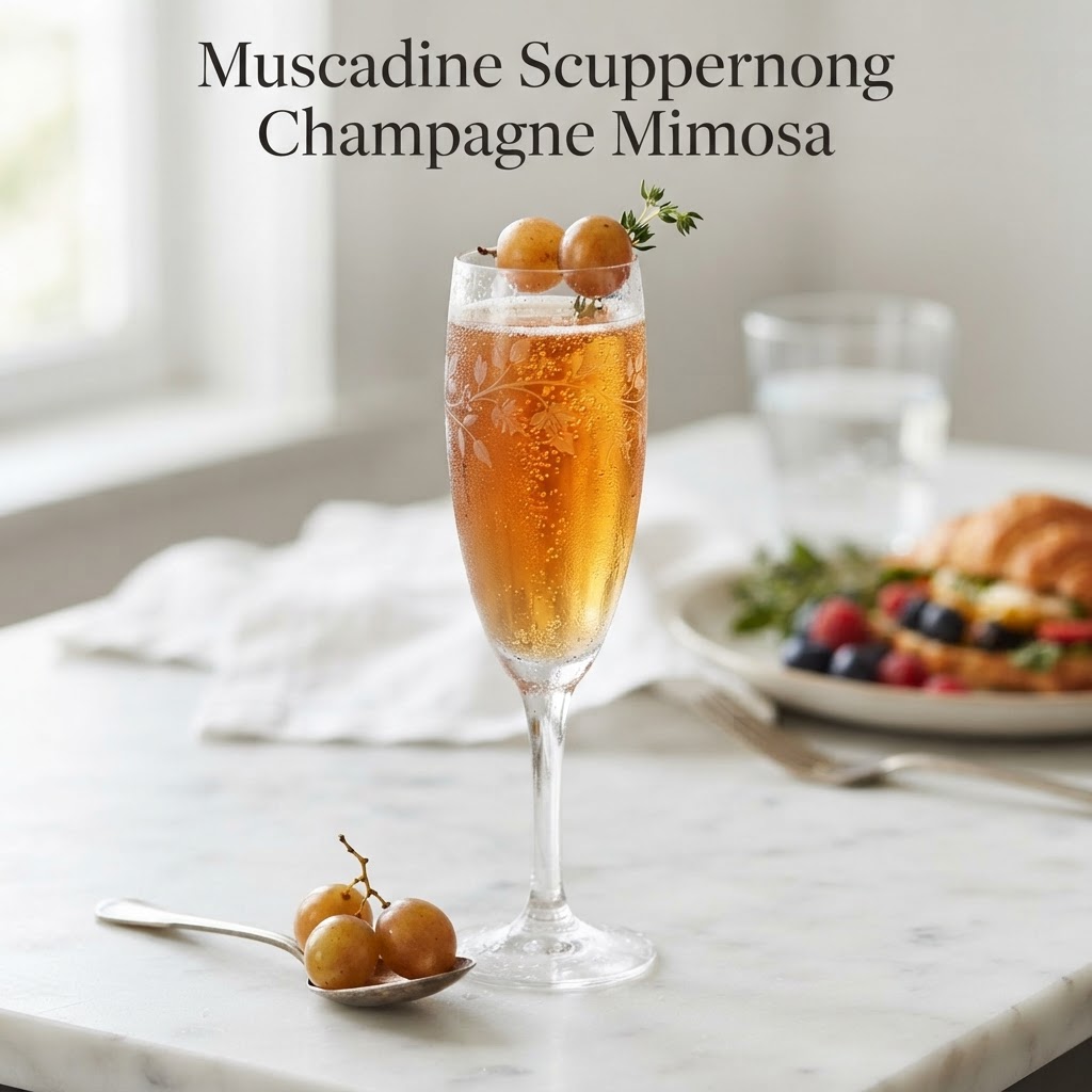 The Muscadine Scuppernong Champagne Mimosa