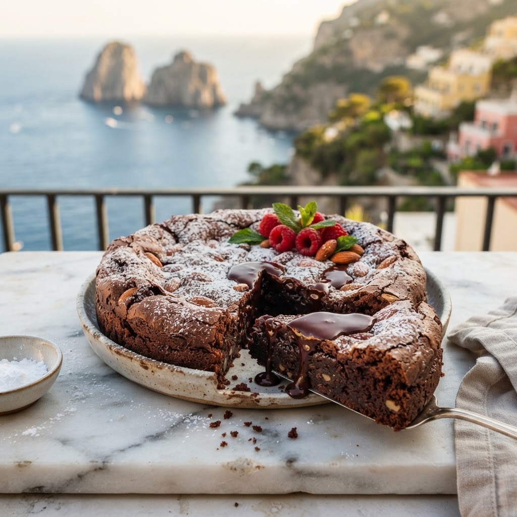 Torta Caprese al Brachetto