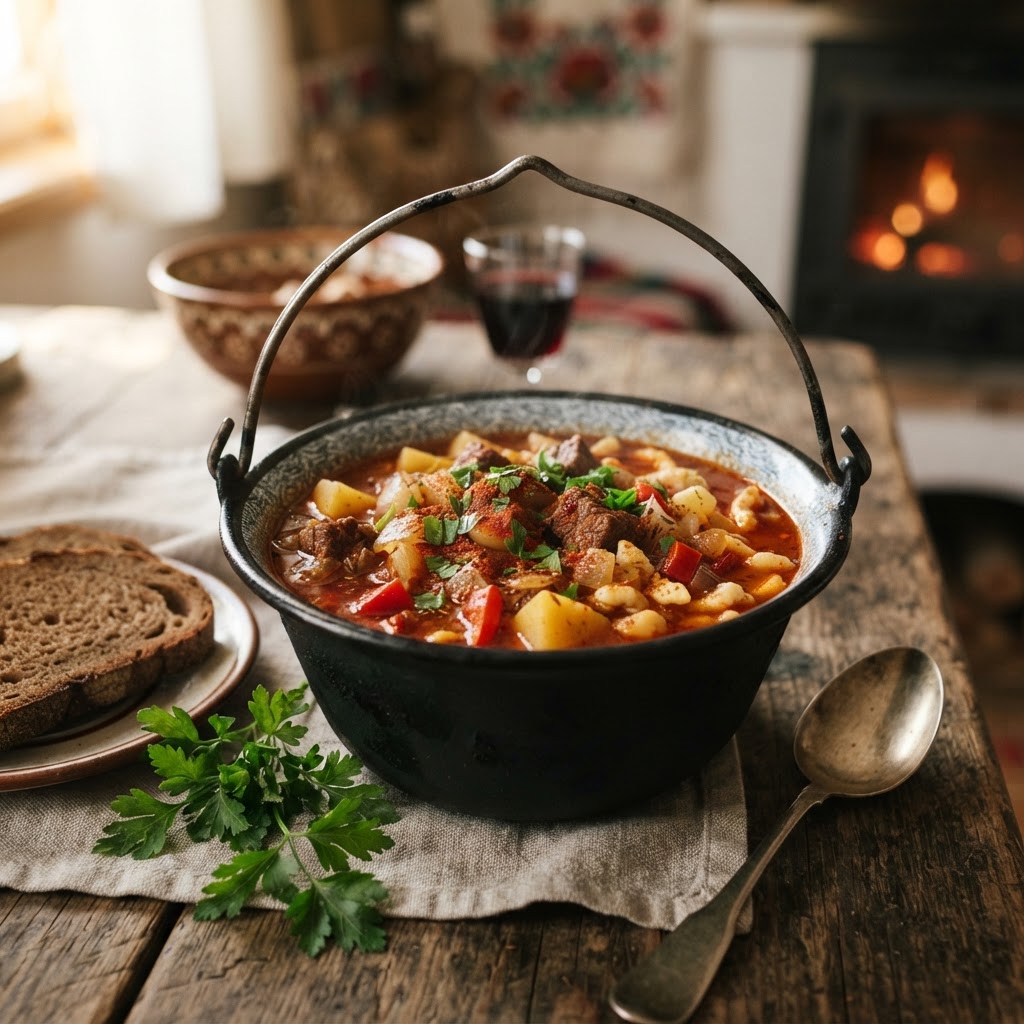 Hungarian Goulash: The Paprika Stew of the Hungarian Plains