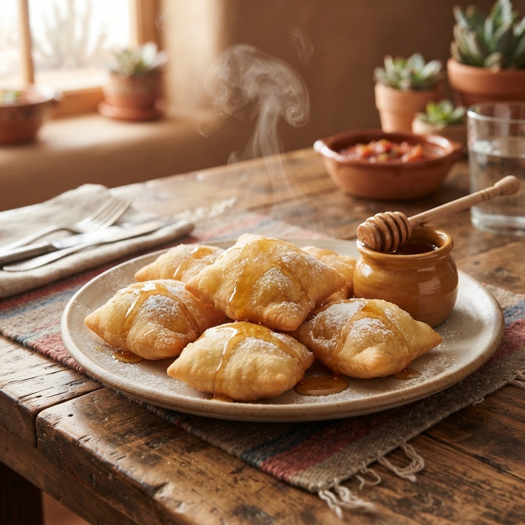 New Mexican Sopaipillas: The Honey-Drenched Fried Pastry of the Southwest
