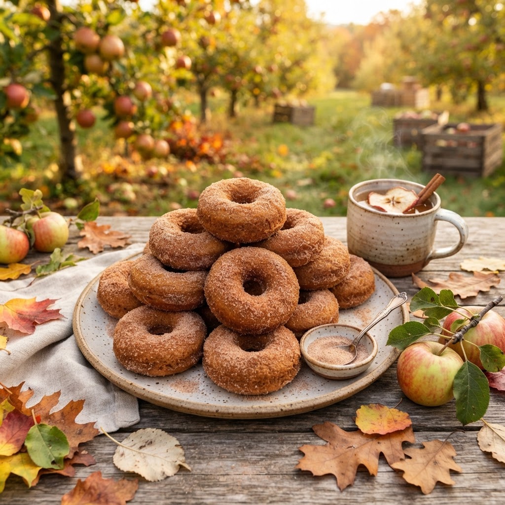 Apple Cider Doughnuts: New England's Autumn Orchard Breakfast Tradition