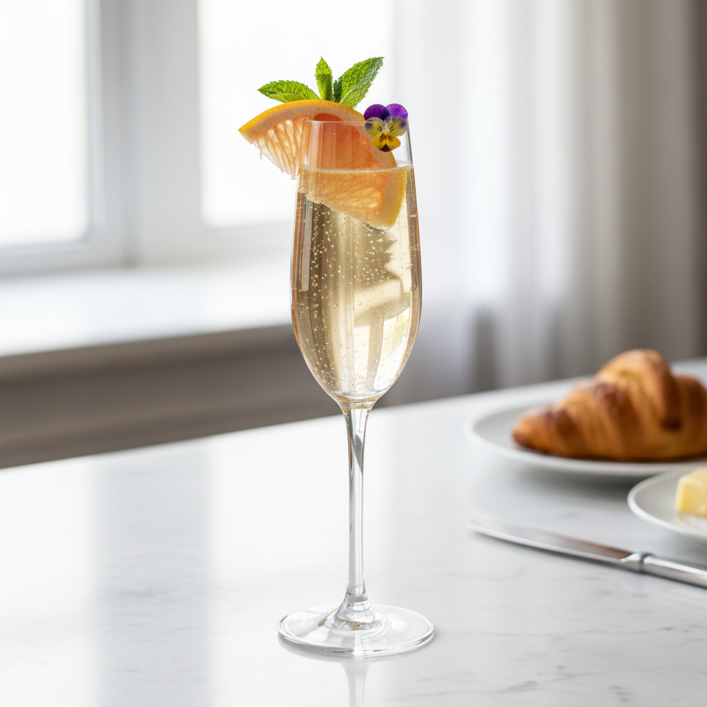 The Pomelo Elderflower Champagne Mimosa