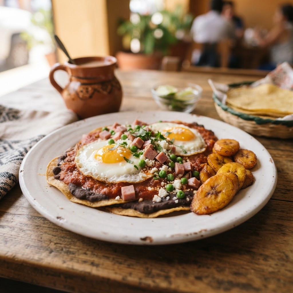 Huevos Motuleños: Yucatán's Festive Tortilla-and-Egg Brunch