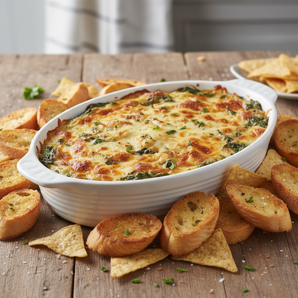 Hot Spinach & Artichoke Dip