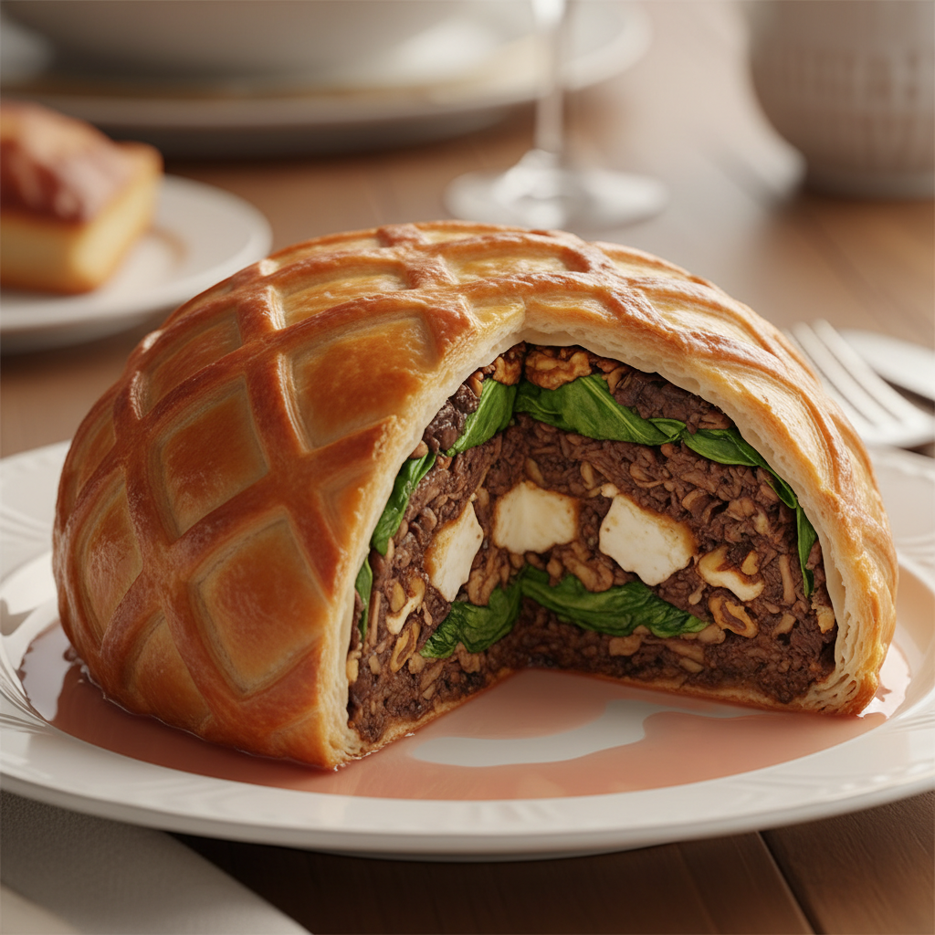 Mushroom Wellington (Vegetarian)