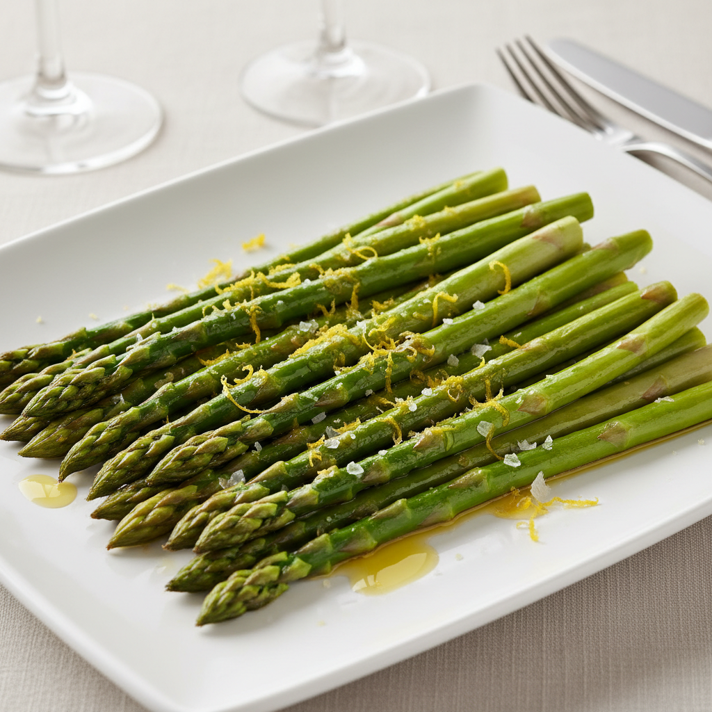 Roasted Asparagus with Lemon Zest