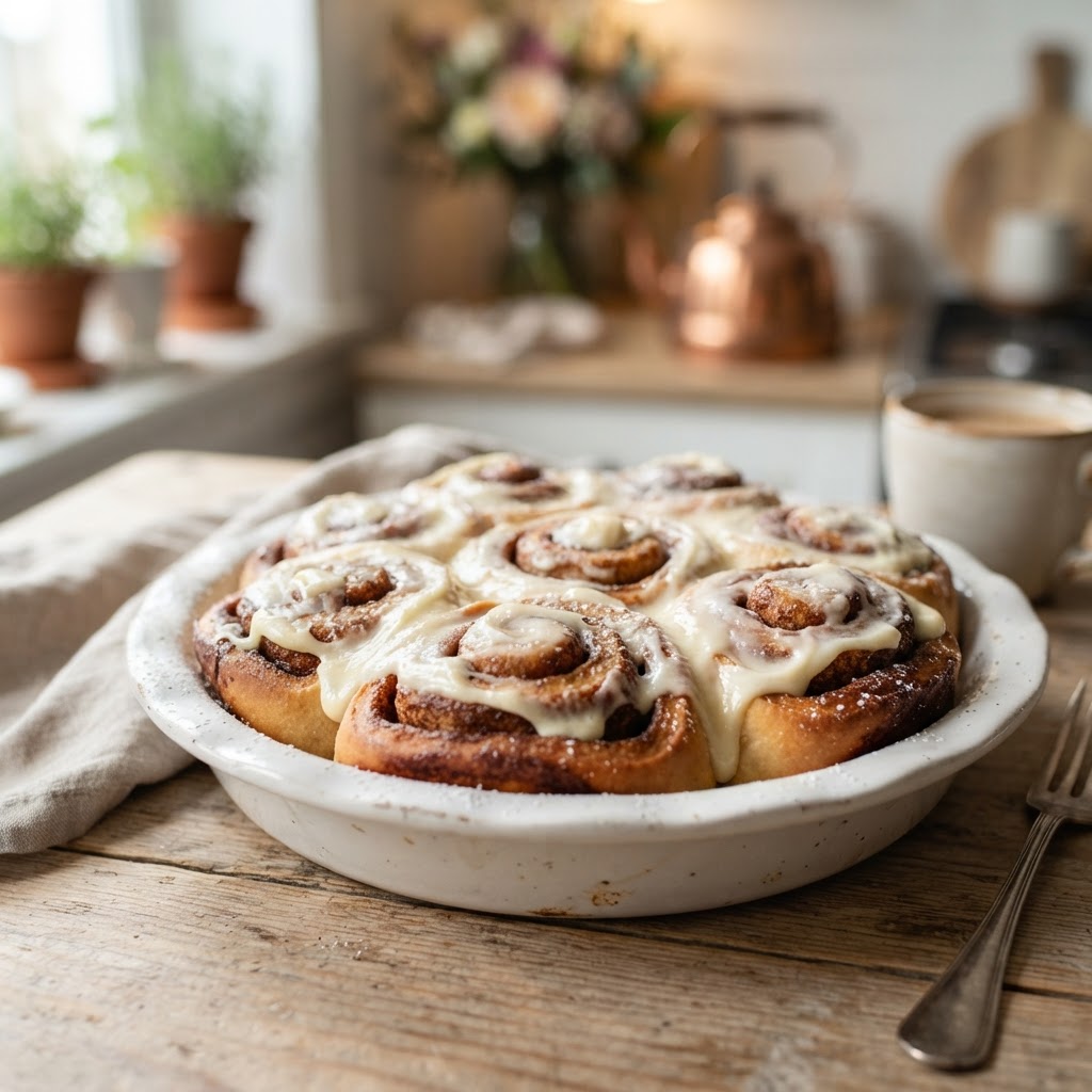 Cinnamon Rolls with Cream Cheese Frosting