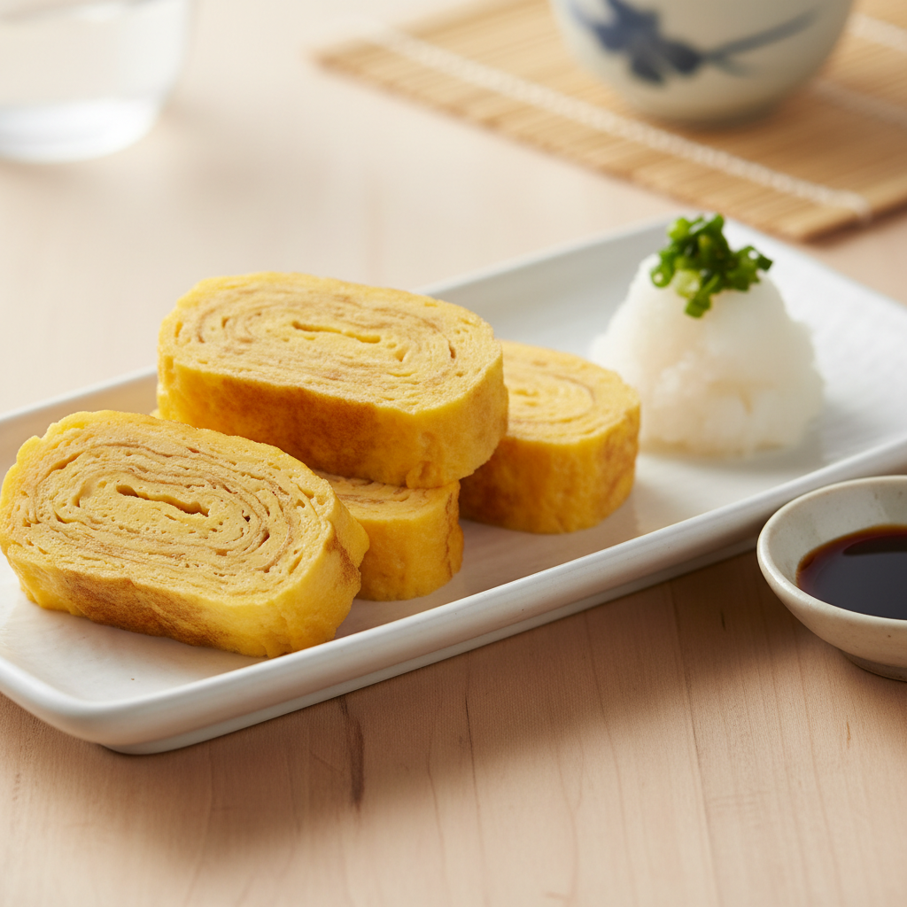 Tamagoyaki — Japanese Sweet Rolled Omelette