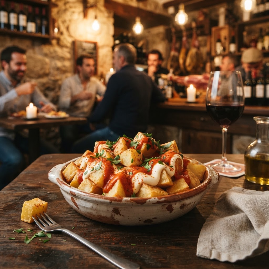 Patatas Bravas with Smoked Paprika Aioli
