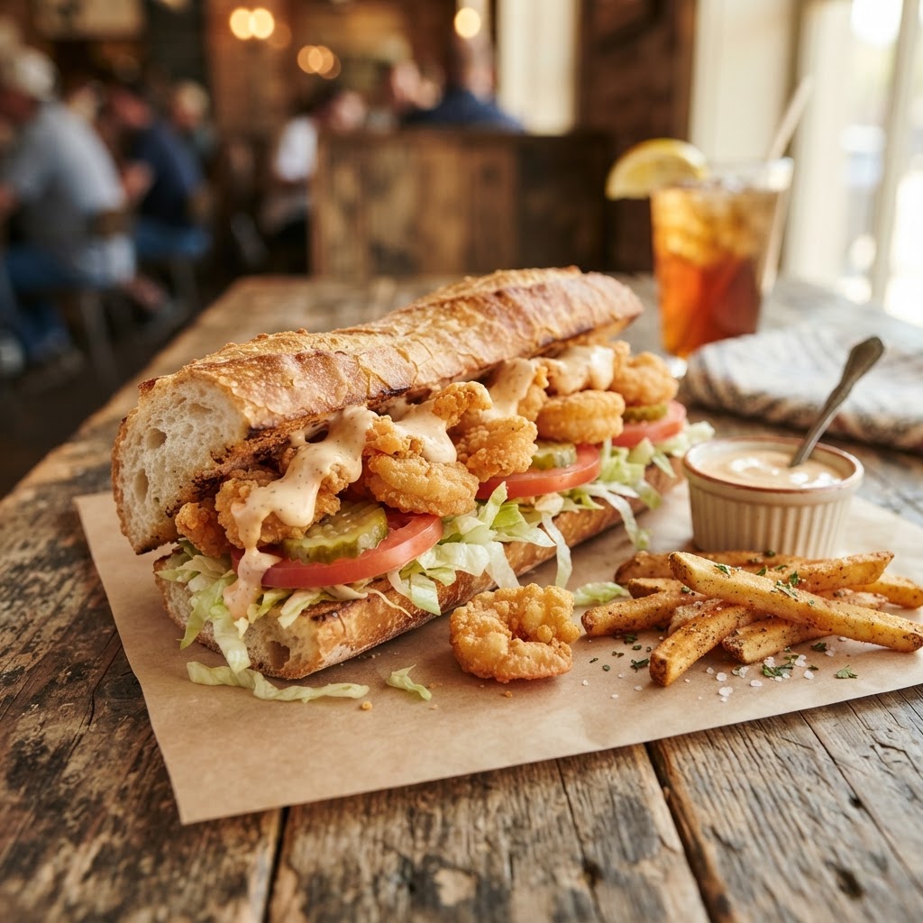 The New Orleans Shrimp Po'Boy: The Sandwich Born of the 1929 Streetcar Strike