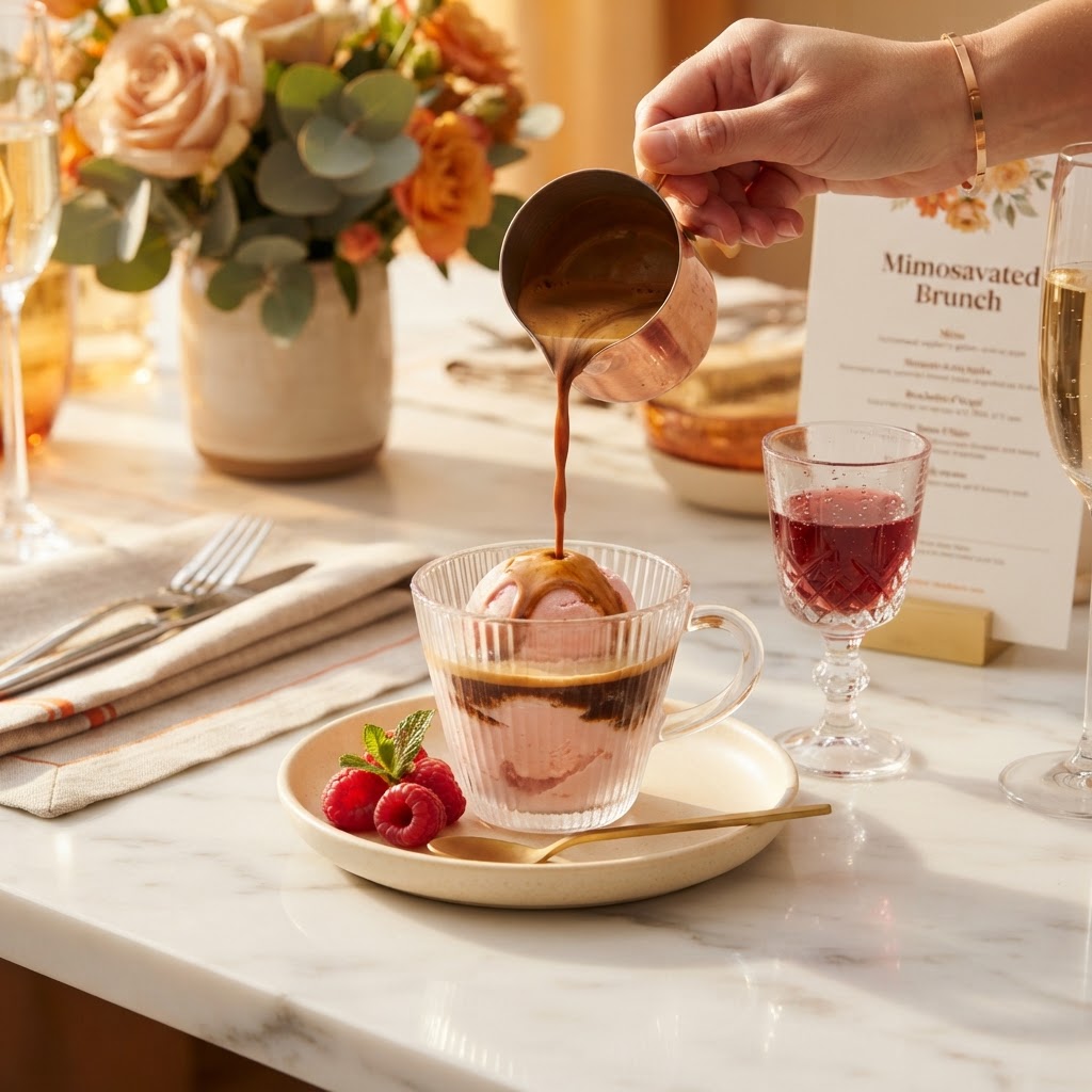 Affogato al Brachetto