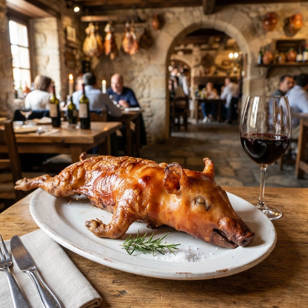 Cochinillo Asado: Spain's Legendary Roast Suckling Pig of Segovia