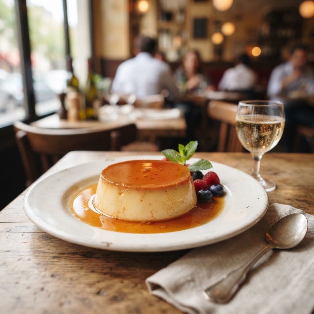 Crème Caramel al Moscato