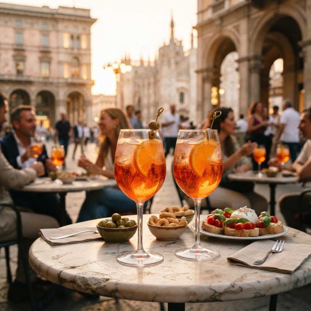 The Italian Aperitivo: Spritz Culture and the Milanese Golden Hour