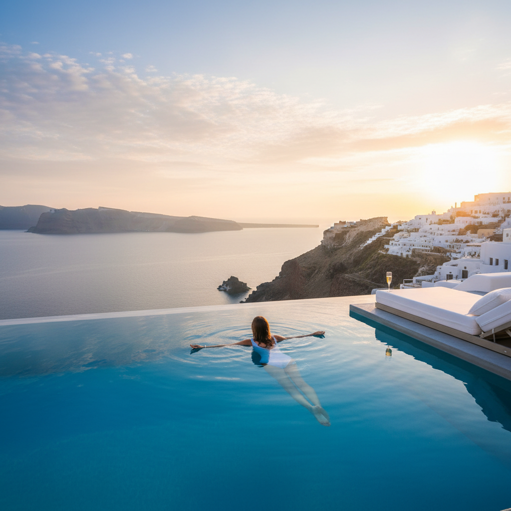 Santorini at Sunrise: The Caldera Experience