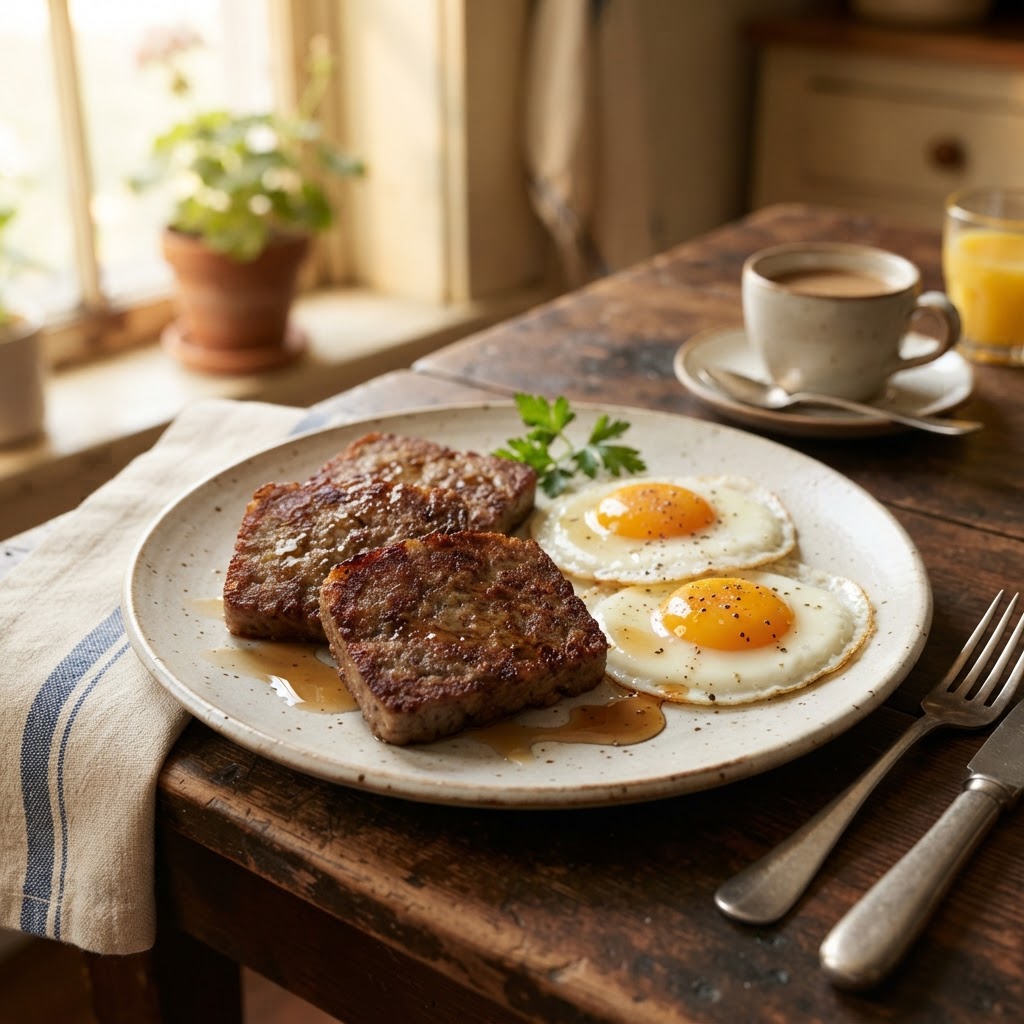 Scrapple: The Pennsylvania Dutch Breakfast Loaf of Pork and Cornmeal