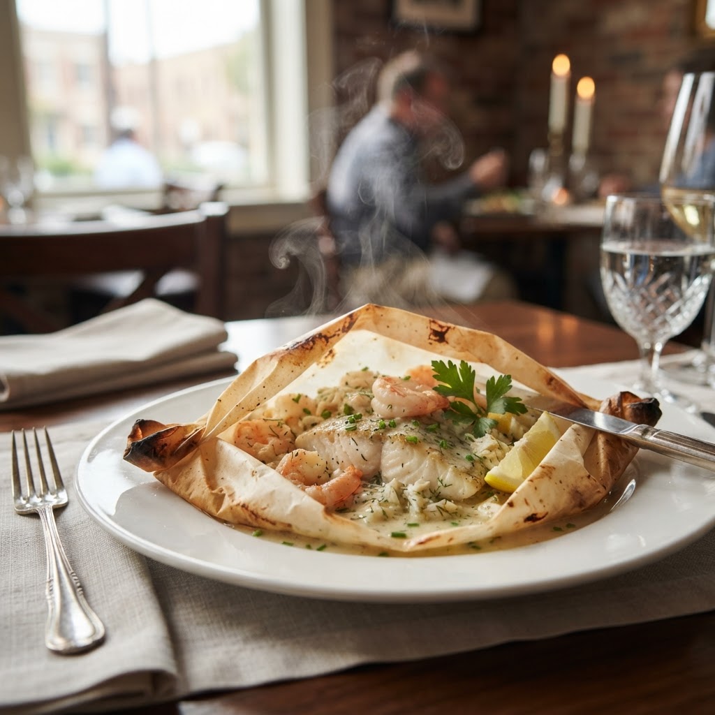Pompano en Papillote: Antoine's New Orleans Balloonist's Dish
