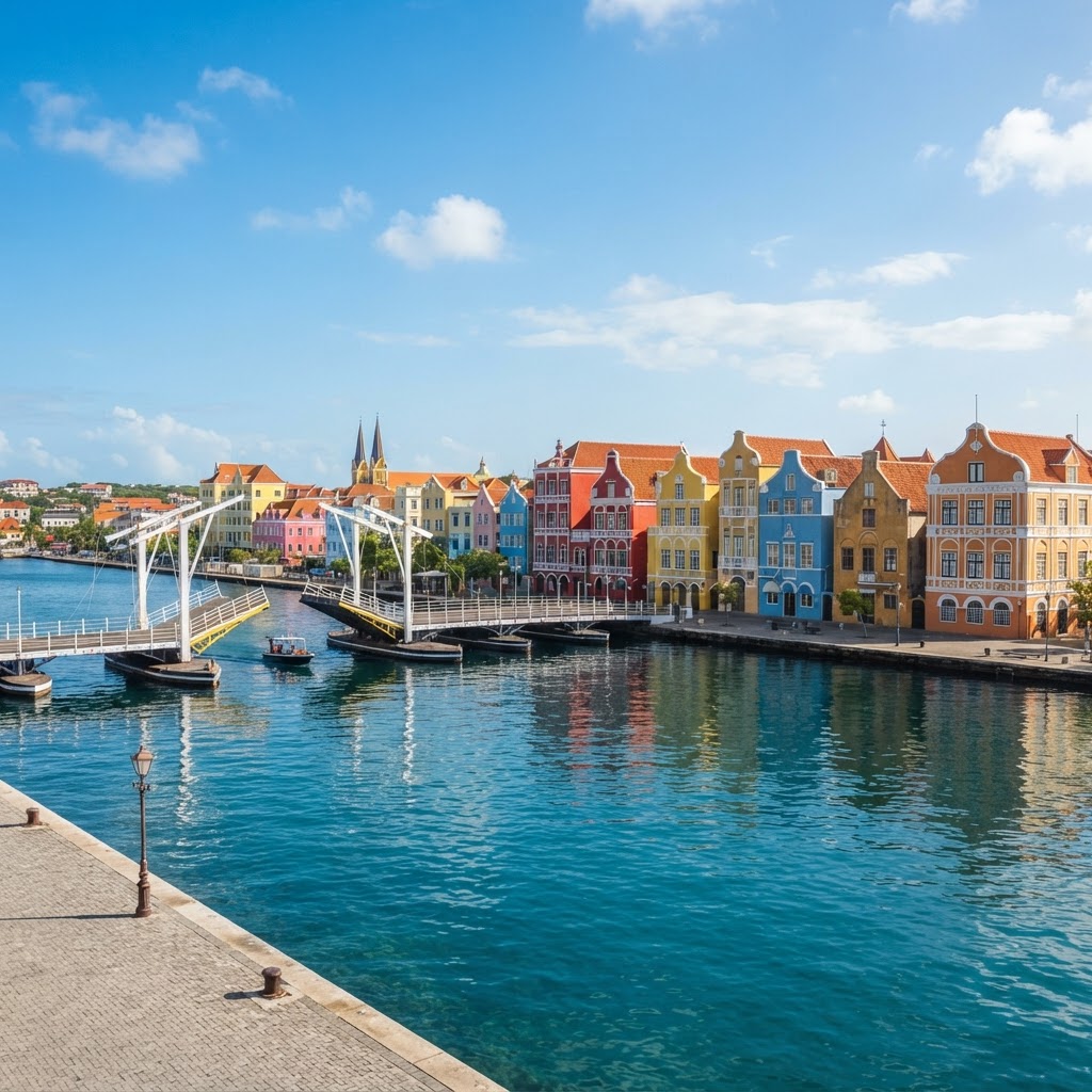 Curaçao: Willemstad's Colorful Dutch Colonial Waterfront & the Caribbean's Blue Liqueur
