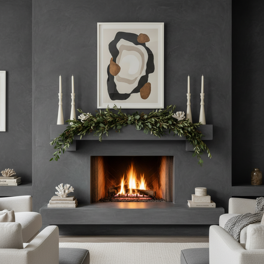 The Fireplace Mantel: A Masterclass in Seasonal Styling
