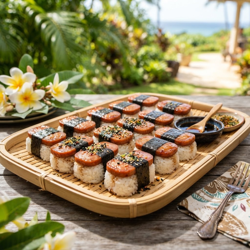 Hawaii Spam Musubi Bites