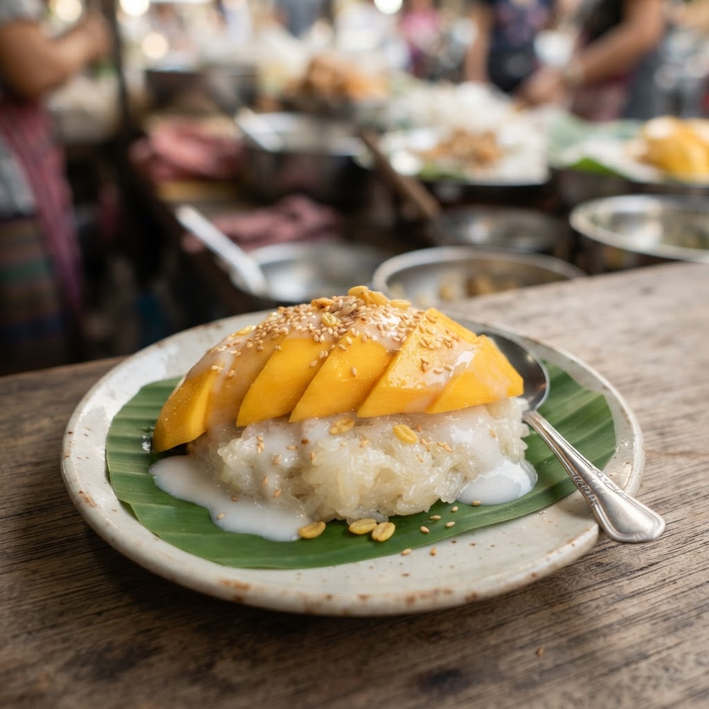 Thai Mango Sticky Rice al Moscato
