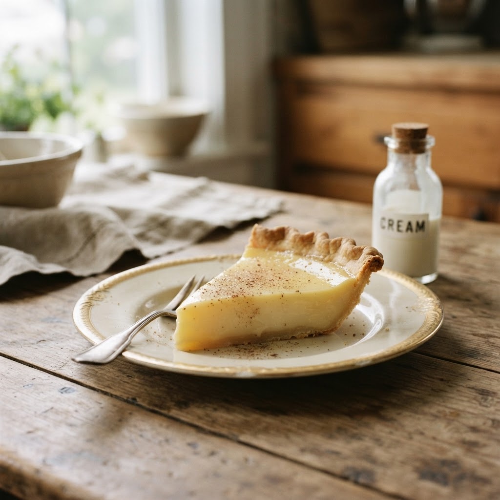 Sugar Cream Pie: Indiana's Hoosier State Pie