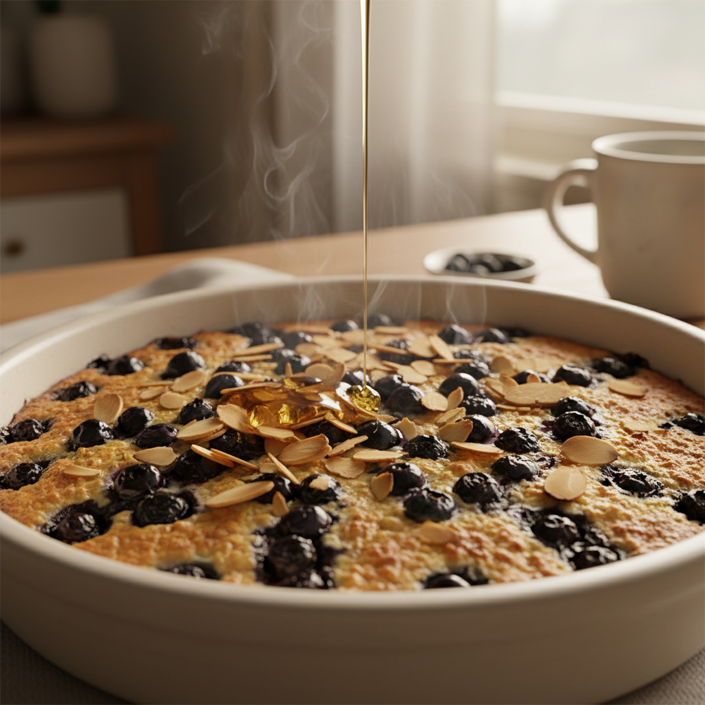 Blueberry & Almond Baked Oatmeal
