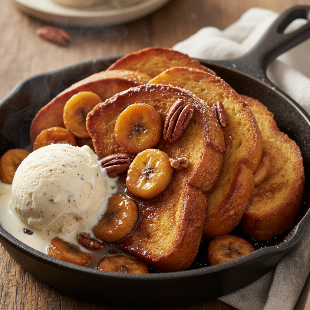 Bananas Foster French Toast