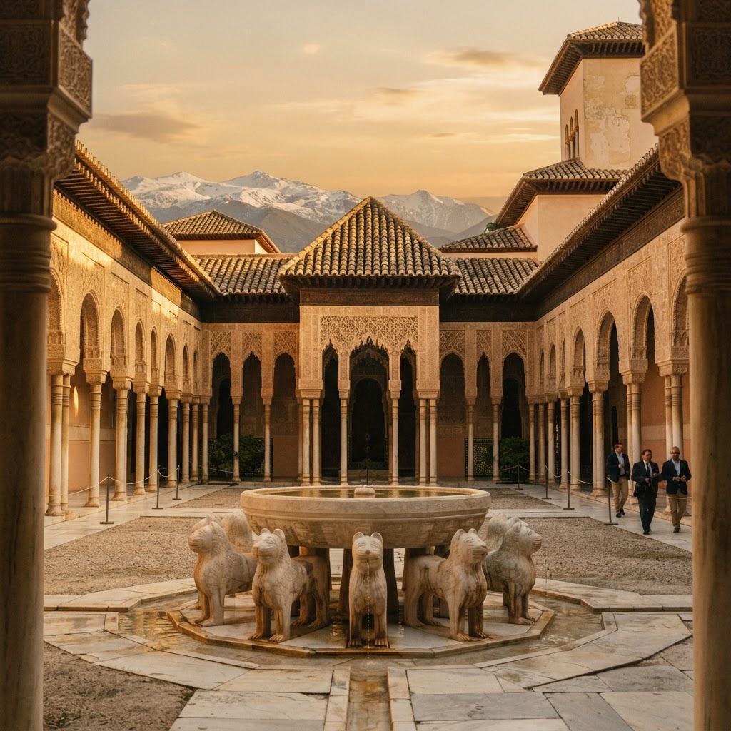 The Alhambra: The Nasrid Dynasty's Greatest Masterpiece and the Crown of Moorish Spain