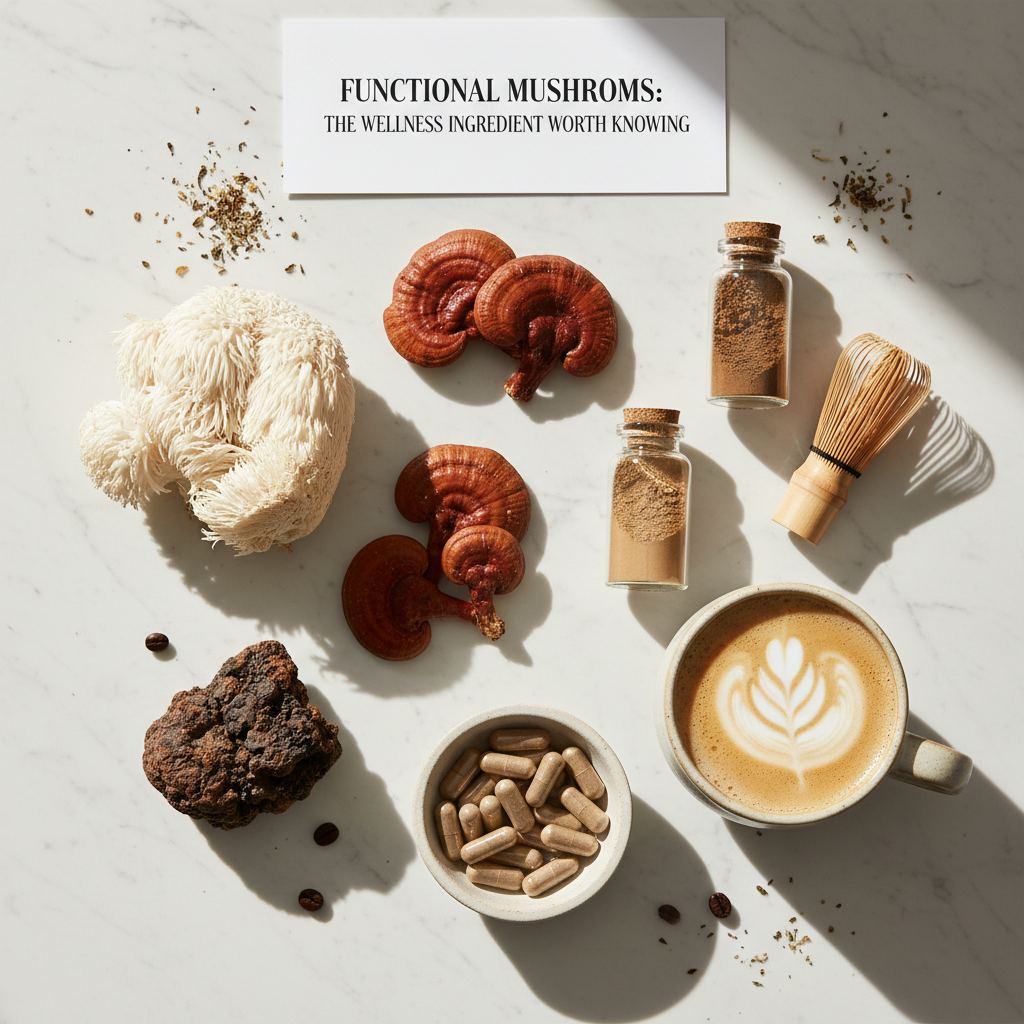 Functional Mushrooms: The Wellness Ingredient Worth Knowing