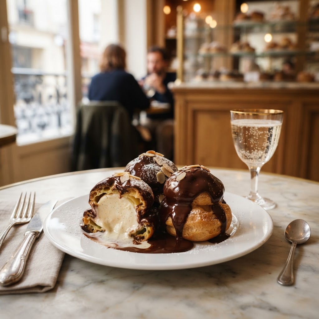 Profiteroles al Prosecco