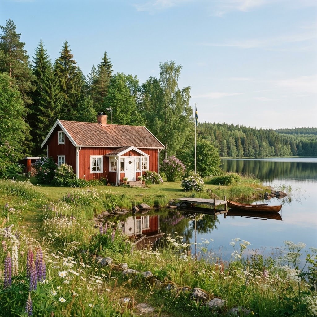 The Swedish Röd Stuga: Why Sweden's Red Cottages Are Painted the Color of Copper