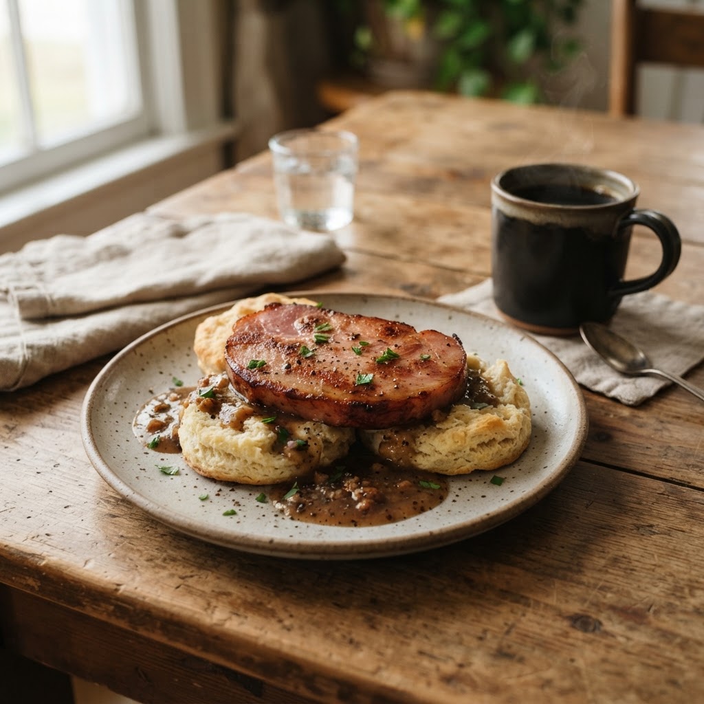 Southern Redeye Gravy: The Country Ham and Black Coffee Pan Sauce of the Appalachian Morning