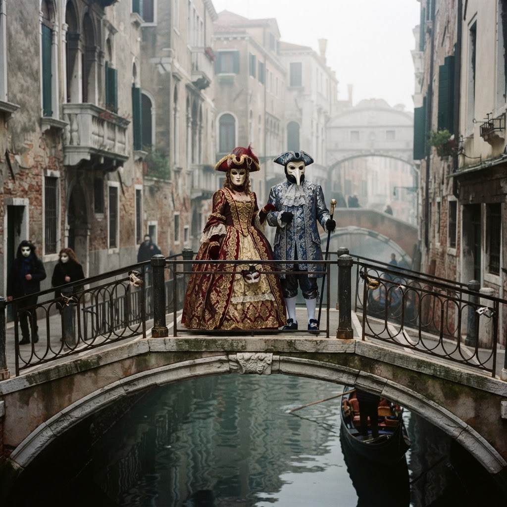 The Venice Carnival: Masks, Mystery, and the Serenissima's Pre-Lenten Festival Revived in 1979