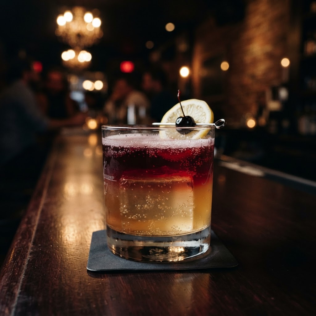 The Sparkling New York Sour