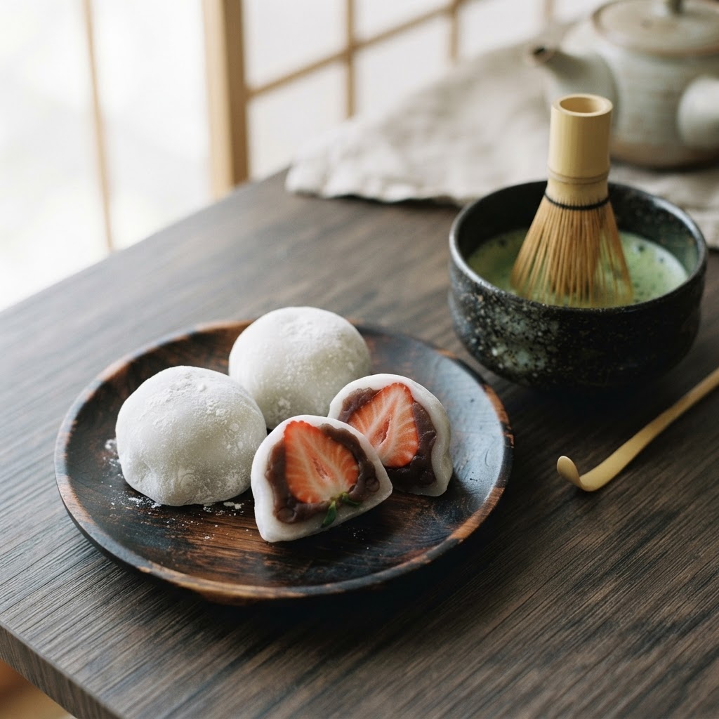 Daifuku: The Japanese Strawberry Mochi Sweet