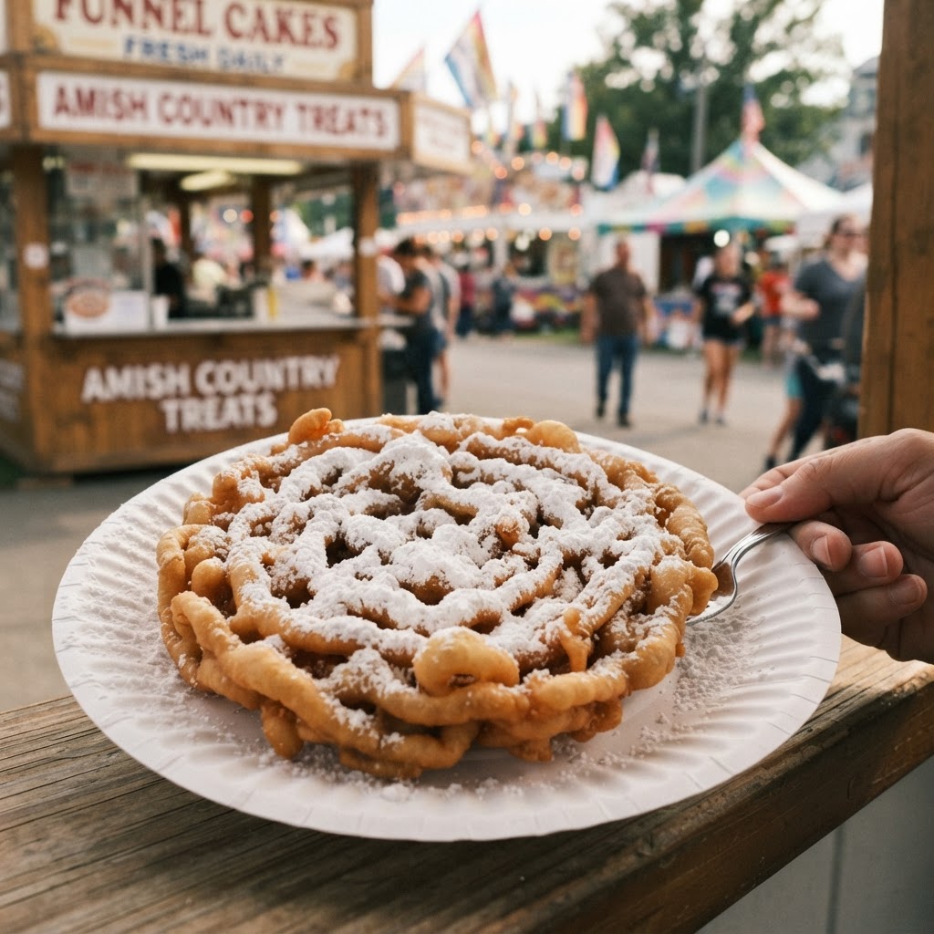 Pennsylvania Dutch Funnel Cake: The Amish Fried Dough of the American Carnival