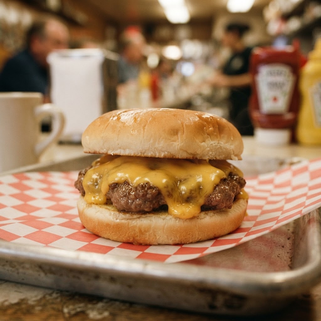 Connecticut Steamed Cheeseburger