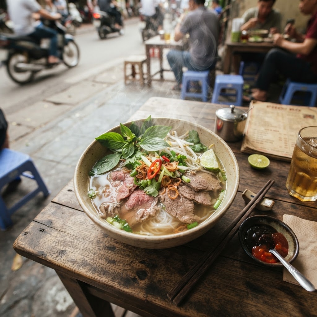 Pho Bo: Vietnam's National Dish and the Art of the Hanoi Breakfast Bowl